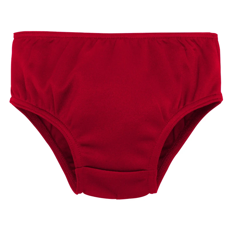 Filles préscolaires Scarlet San Francisco 49ers deux pièces Cheer Captain Jumper Dress avec Bloomer Set