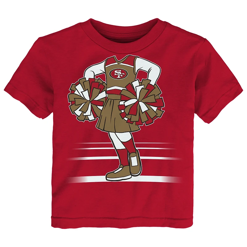 T-shirt ajusté pour fille Outerstuff Scarlet San Francisco 49ers