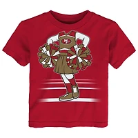 Girls Toddler Outerstuff Scarlet San Francisco 49ers Game Fit T-Shirt