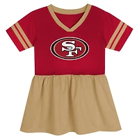Robe en jersey tendance Scarlet San Francisco 49ers Stadium Lights pour filles