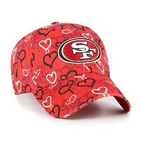 Casquette ajustable « 47 Scarlet San Francisco 49ers Mural Clean Up » pour jeunes filles