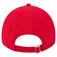 Casquette ajustable New Era Scarlet San Francisco 49ers Cheer 9TWENTY pour jeunes filles