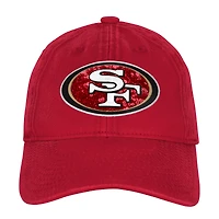 Girls Youth Outerstuff Scarlet San Francisco 49ers Gridiron Adjustable Hat
