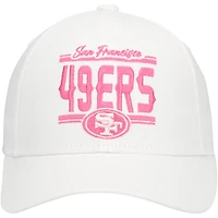 Girls Youth San Francisco 49ers All White Structured Adjustable Hat