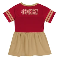 Robe en jersey pour filles, écarlate/or, San Francisco 49ers Stadium Lights