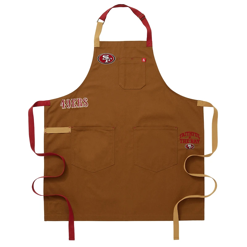 Hedley & Bennett Brown San Francisco 49ers The Essential Apron