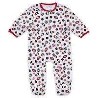 Vêtements pour bébés et nouveau-nés par Erin Andrews Ensemble pyjama bavoir à fermeture éclair les fêtes des 49ers de San Francisco