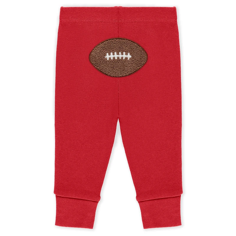 Infant & Newborn WEAR by Erin Andrews San Francisco 49ers Three-Piece Turn Me Around Bodysuits Pant Set