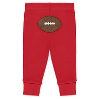Infant & Newborn WEAR by Erin Andrews San Francisco 49ers Three-Piece Turn Me Around Bodysuits Pant Set