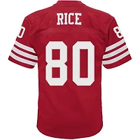 Maillot Mitchell & Ness Jerry Rice Scarlet San Francisco 49ers 1990 Retraité Legacy Jersey