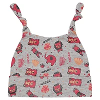 Infant New Era Gray San Francisco 49ers Animal Baby Beanie Cuffed Knit Hat