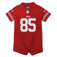 Infant Nike George Kittle Scarlet San Francisco 49ers Romper Game Jersey