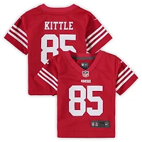 Maillot de jeu Nike George Kittle Scarlet des San Francisco 49ers pour bébé
