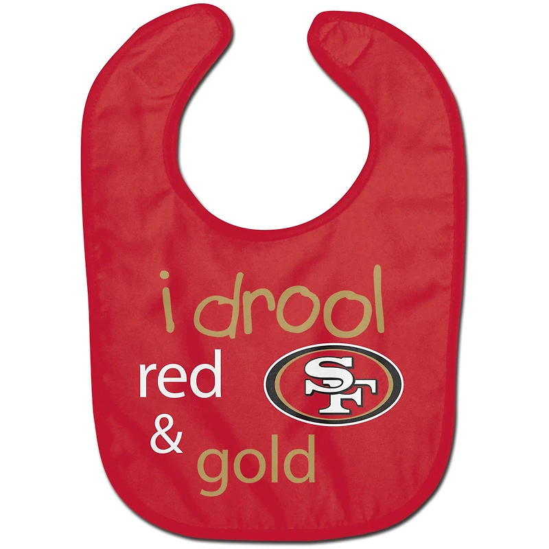 Bavoir WinCraft San Francisco 49ers Drool All-Pro pour bébé