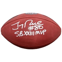 Jerry Rice San Francisco 49ers Autographed Duke Full Color Football with "SB XXIII MVP" Inscription