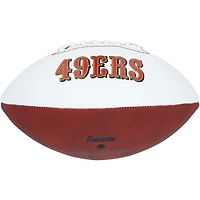 Jerry Rice San Francisco 49ers Autographed Franklin White Panel Football 
