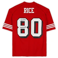 Jerry Rice San Francisco 49ers Autographed Mitchell & Ness 1994 Red Replica Jersey with ''SB XXIII MVP'' Inscription
