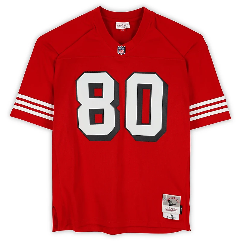 Jerry Rice San Francisco 49ers Autographed Mitchell & Ness 1994 Red Replica Jersey with ''SB XXIII MVP'' Inscription