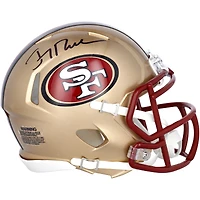 Jerry Rice San Francisco 49ers Autographed Riddell 1996-2008 Throwback Logo Speed Mini Helmet