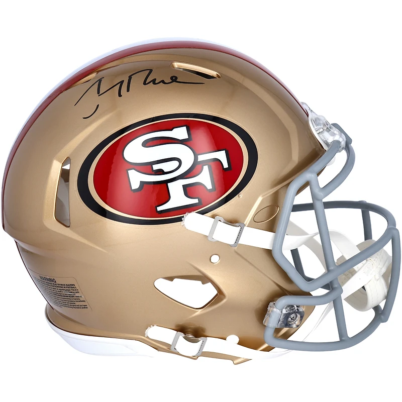 Jerry Rice San Francisco 49ers Autographed Riddell Speed authentic helmet