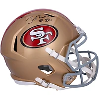 Jerry Rice San Francisco 49ers Autographed Riddell Speed Replica Helmet