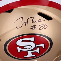 Jerry Rice San Francisco 49ers Autographed Riddell Speed Replica Helmet