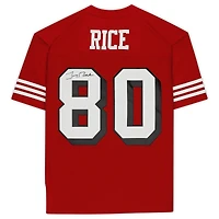 Jerry Rice San Francisco 49ers Autographed Scarlet Mitchell & Ness Legacy Jersey