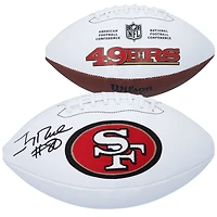 Jerry Rice San Francisco 49ers Autographed Wilson White Panel Football