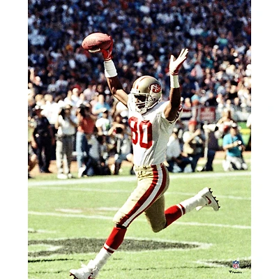 Jerry Rice San Francisco 49ers Unsigned Most Receiving Touchdowns a Single Game Photograph