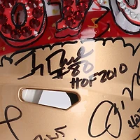 Jerry Rice, Steve Young & Joe Montana San Francisco 49ers Autographed Riddell Speed Authentic Helmet with Multiple Inscriptions - Art by Charles Fazzino - NF70444585