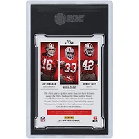 Joe Montana, Ronnie Lott & Roger Craig San Francisco 49ers Autographed 2017 Panini Majestic Superbowl Teammates #SU-SF #2/2 SGC Authenticated 8.5/10 Card