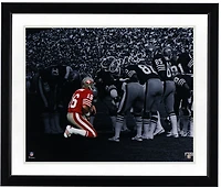 Joe Montana San Francisco 49ers Autographed 16" x 20" Huddle Spotlight Photograph - Signed in White