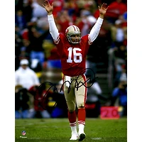 Joe Montana San Francisco 49ers Autographed 8" x 10" Hands Up Photograph