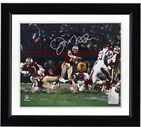 Joe Montana San Francisco 49ers Autographed 8" x 10" Throwing vs. Bengals Photograph