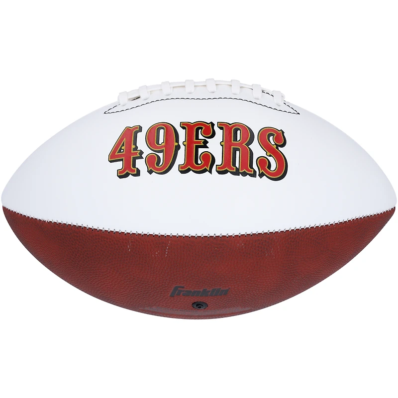 Joe Montana San Francisco 49ers Autographed Franklin White Panel Football