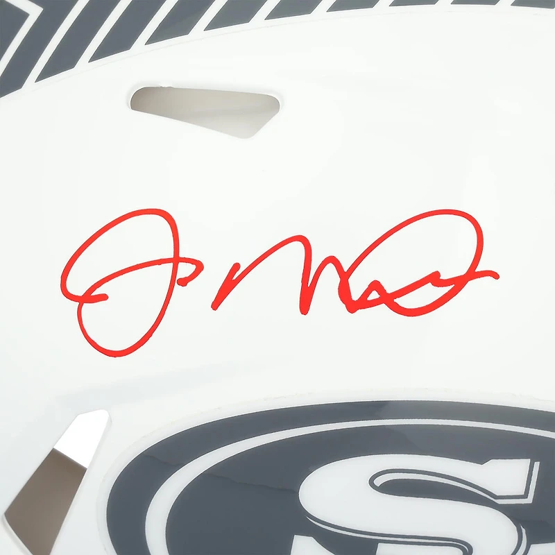 Joe Montana San Francisco 49ers Autographed Riddell 2024 Salute To Service Speed Authentic Helmet