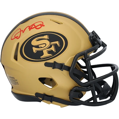Joe Montana San Francisco 49ers Autographed Riddell Rave Speed Mini Helmet