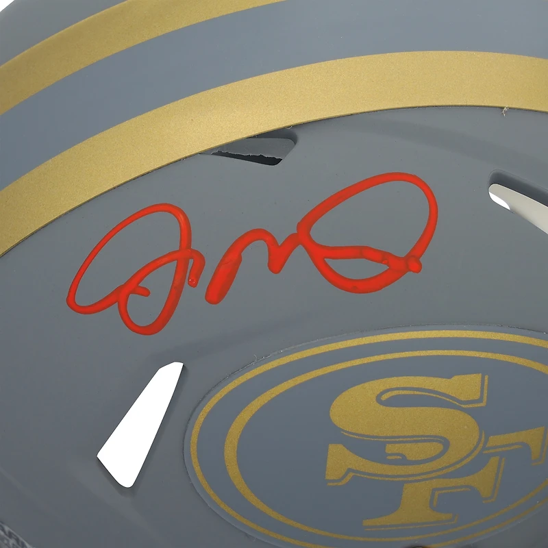 Joe Montana San Francisco 49ers Autographed Riddell Slate Speed Mini Helmet