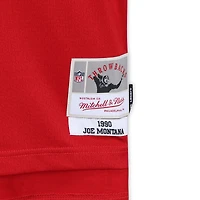 Joe Montana San Francisco 49ers Autographed Scarlet Mitchell & Ness 1990 Legacy Jersey with "HOF 2000" Inscription