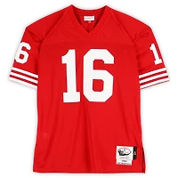 Joe Montana San Francisco 49ers Autographed Scarlet Mitchell & Ness Authentic Jersey with "Joe Cool" Inscription