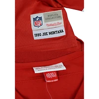 Joe Montana San Francisco 49ers Autographed Scarlet Mitchell & Ness Legacy Jersey