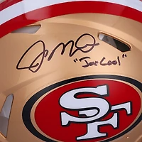 Joe Montana San Francisco 49ers Autographed Speed Authentic Helmet with "Joe Cool" Inscription