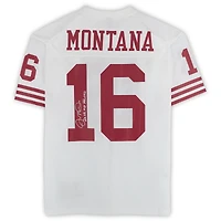 Joe Montana San Francisco 49ers Autographed White Mitchell & Ness Authentic Jersey with "2x NFL MVP" & "HOF 2000" Inscriptions