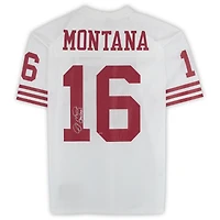 Joe Montana San Francisco 49ers Autographed White Mitchell & Ness Authentic Jersey with "Joe Cool" Inscription