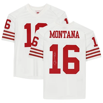 Joe Montana San Francisco 49ers Autographed White Mitchell & Ness Legacy Jersey