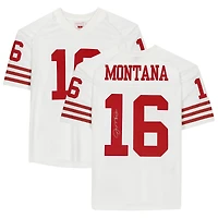 Joe Montana San Francisco 49ers Autographed White Mitchell & Ness Legacy Jersey