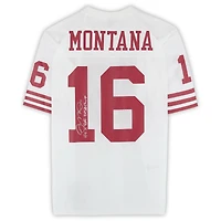 Joe Montana San Francisco 49ers Autographed White Mitchell & Ness Legacy Jersey with "4-0 in SB" & "4x SB Champ" Inscriptions