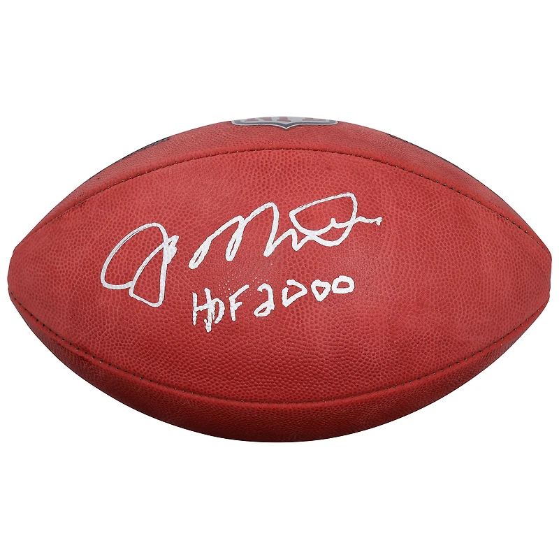 Joe Montana San Francisco 49ers Autographed Wilson Duke Full Color Football with "HOF 2000" Inscription