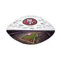 Ballon de football autographié Logo Brands San Francisco 49ers 2025