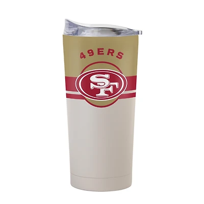 Gobelet isotherme Logo Brands San Francisco 49ers Horizon de 59 cl (20 oz) avec revêtement en poudre